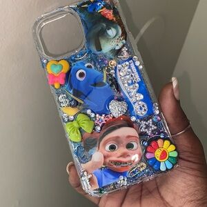 Custom Blue Cartoon Phone Case (FINDING NEMO)